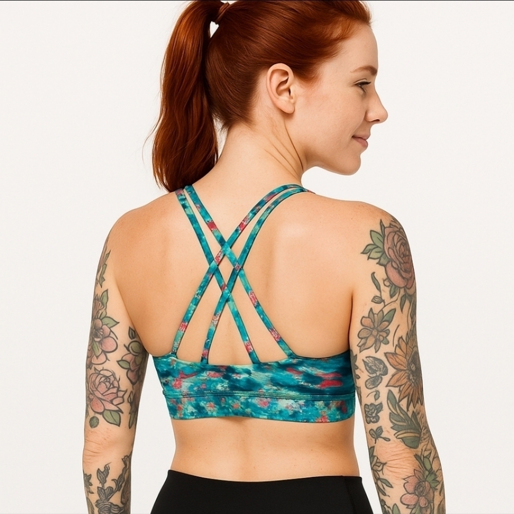 Lululemon Quick Start Multi Energy Bra sz 2 Medium support B-D Cup